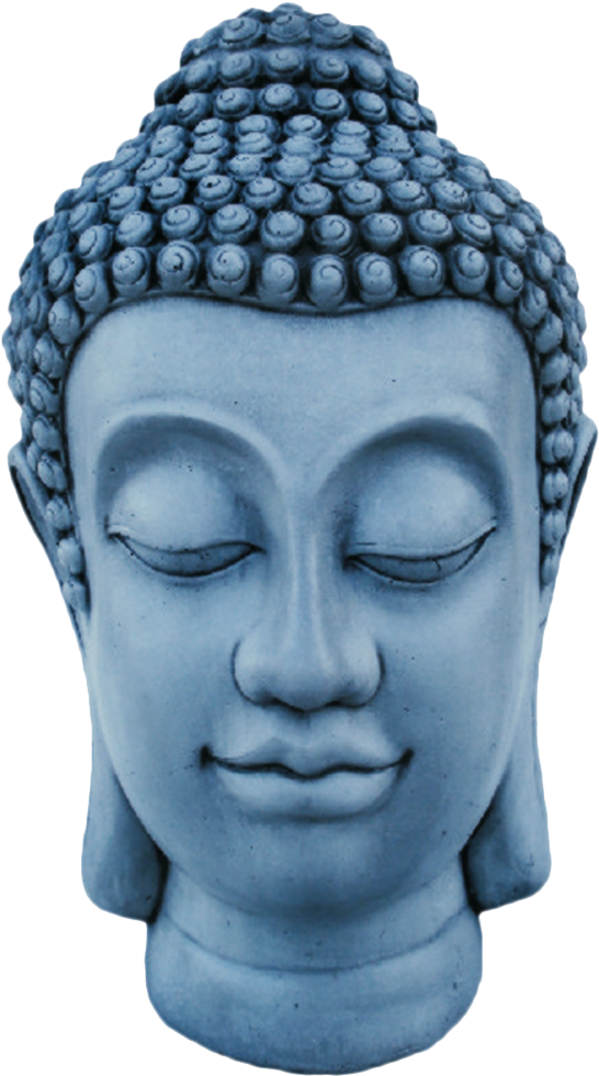 Statue Buddha Face PNG File