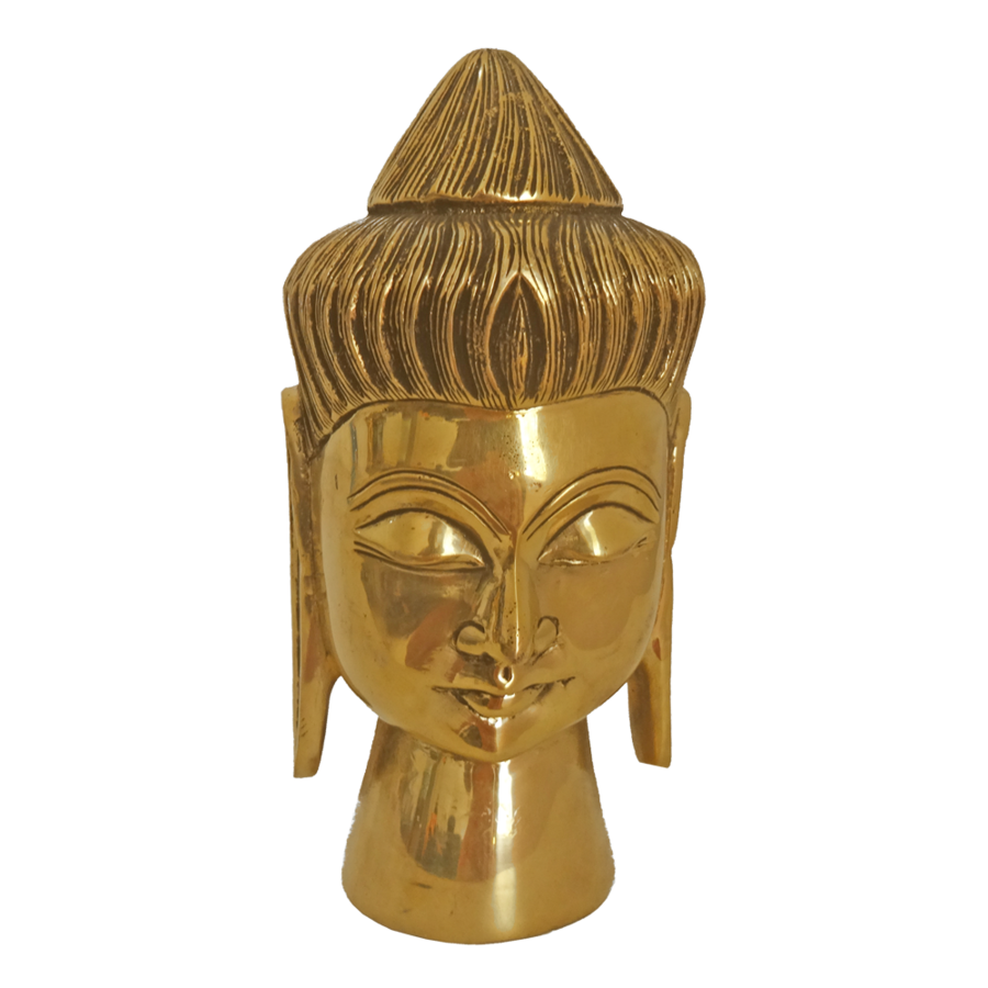 Patung Buddha Wajah Transparan PNG