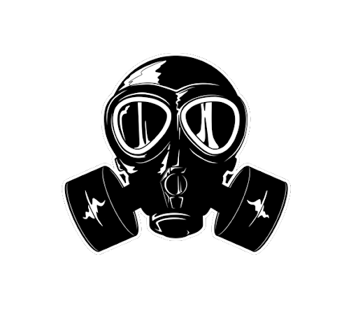 Steampunk legal máscara de gás vector transparente PNG