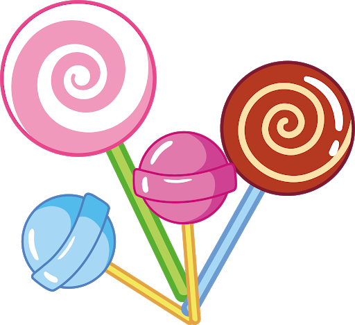 Strawberry Candy Lollipop PNG Clipart