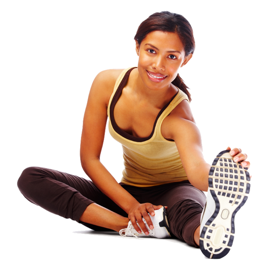 Stretching Fitness Female Transparent PNG