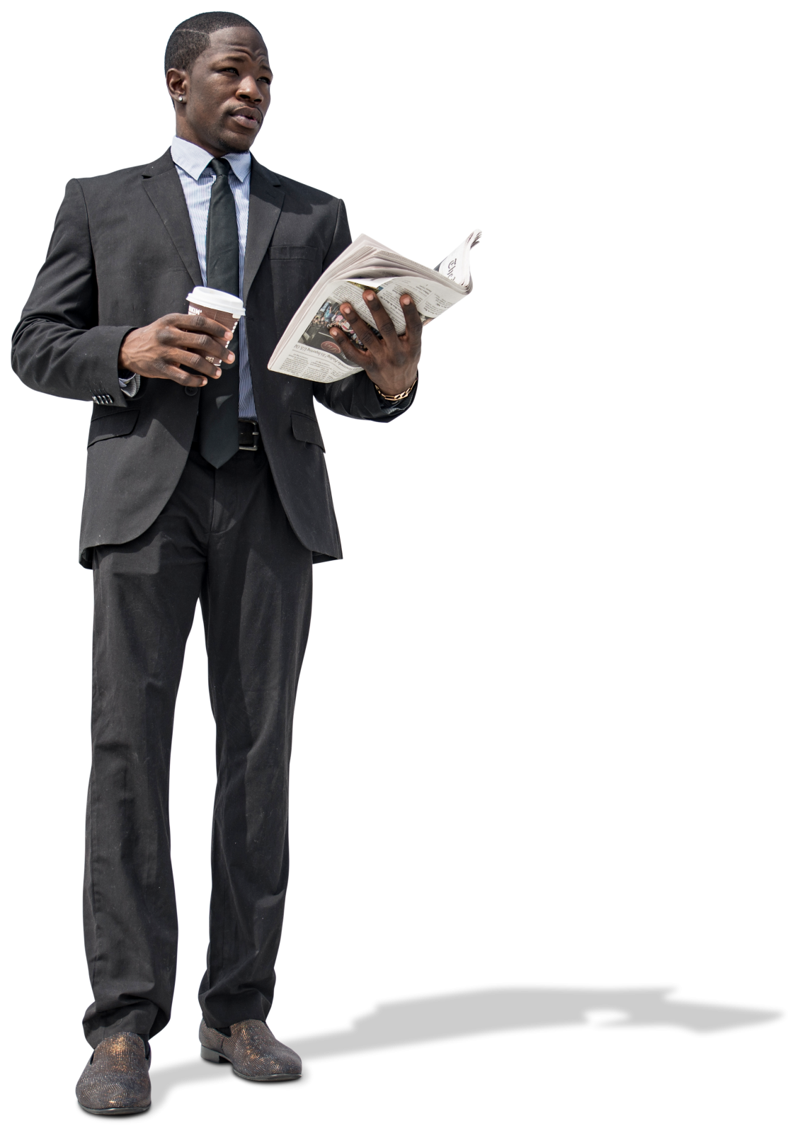 Suit Business Man Standing PNG Clipart