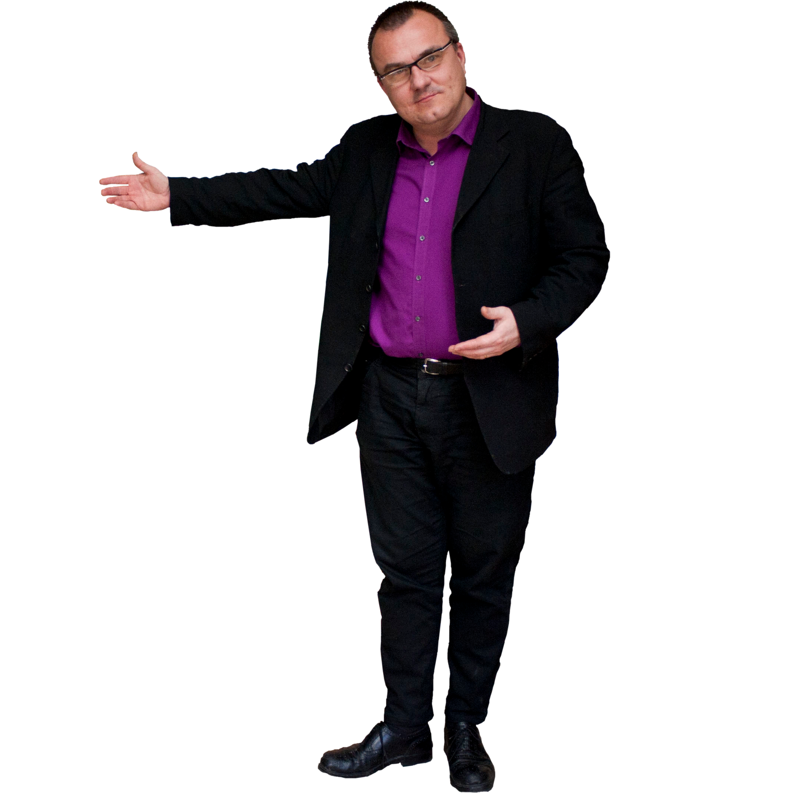 Suit Business Man Standing PNG Foto