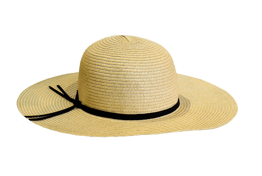 Chapéu de palha de verão PNG clipart