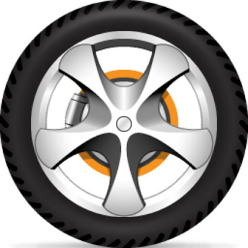 Super Car Wheel Vector PNG Transparent Image