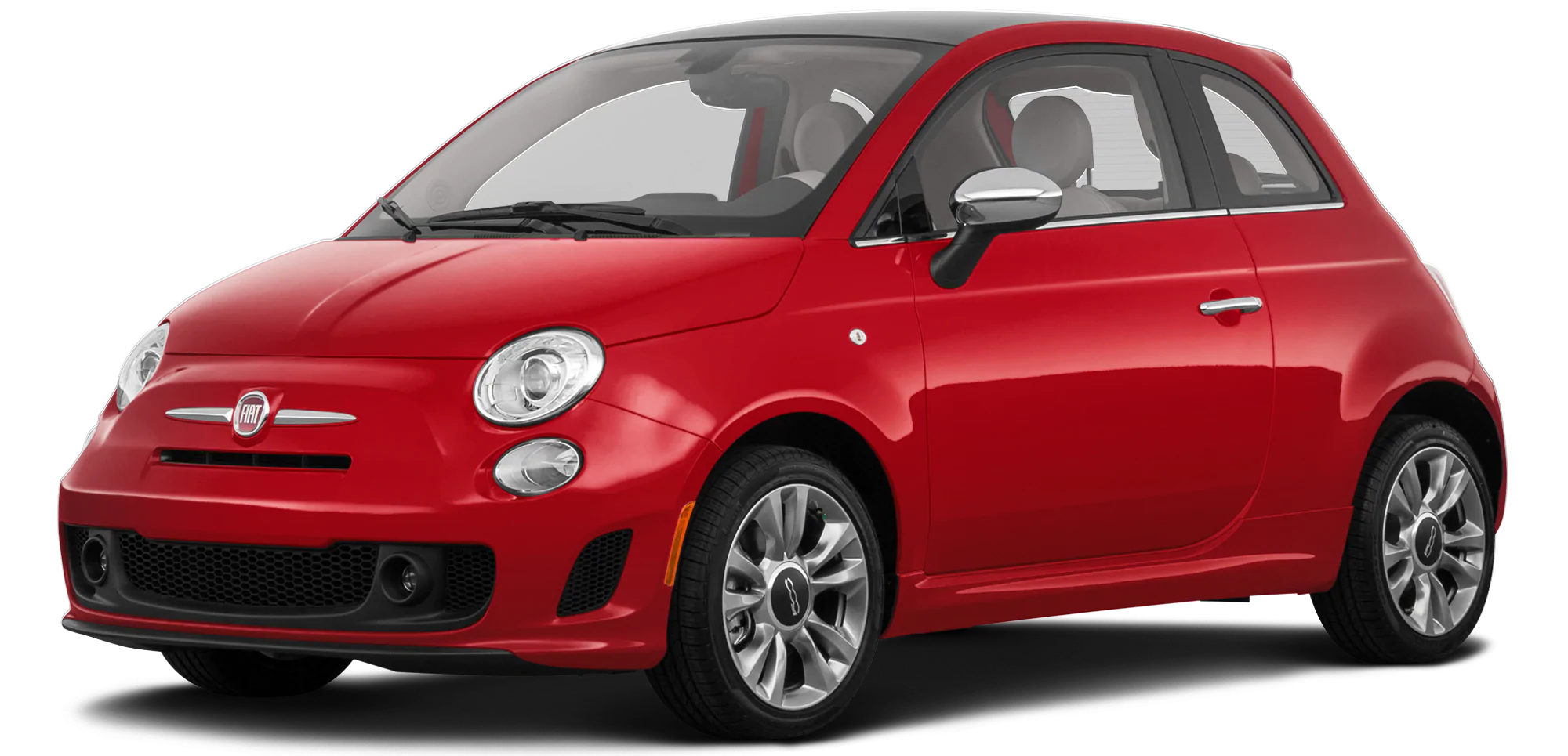 Superfast Red Fiat PNG Image
