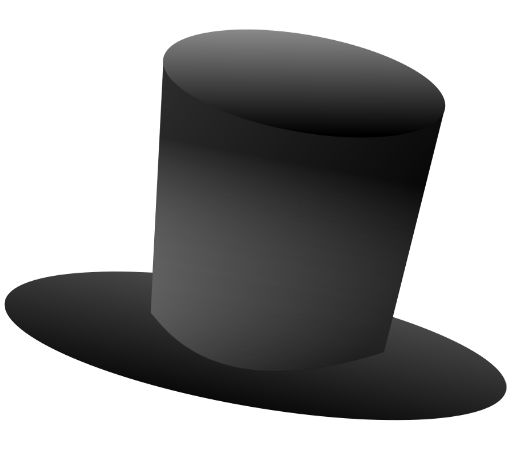 Top Hat PNG Gambar Transparan
