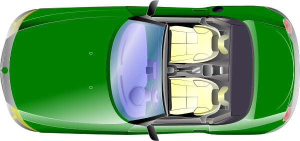 Toy Car Top View PNG Image
