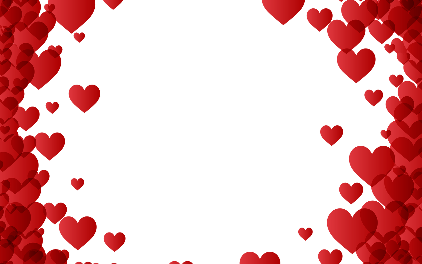 Valentines Day Heart Border PNG