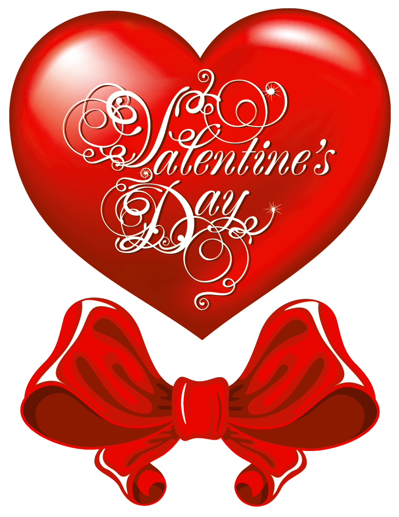 День Святого Валентина сердце лук PNG