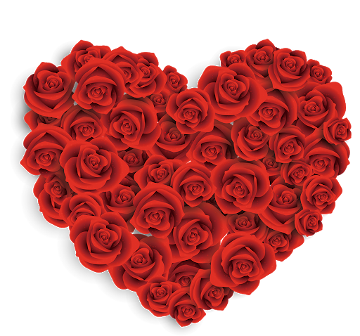 Araw ng Valentines Rosas Transparent Background