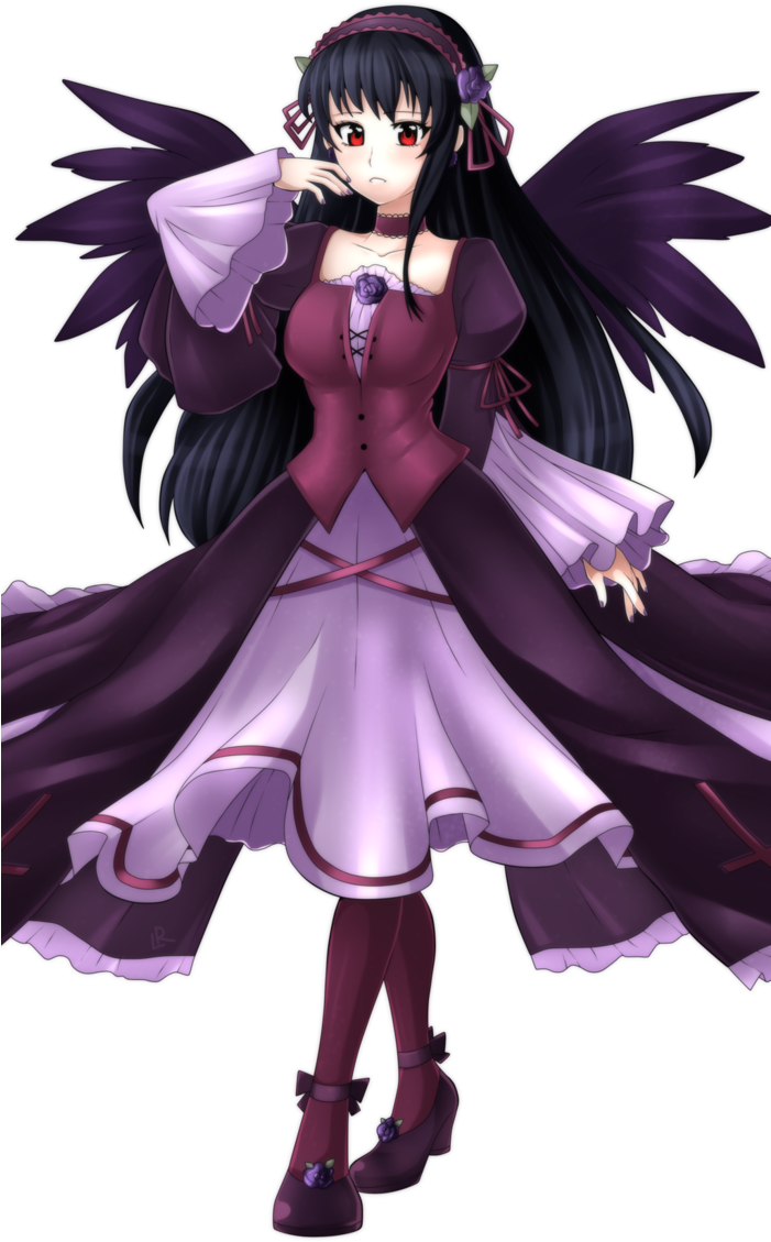 Vampire Anime Girl PNG Free Download