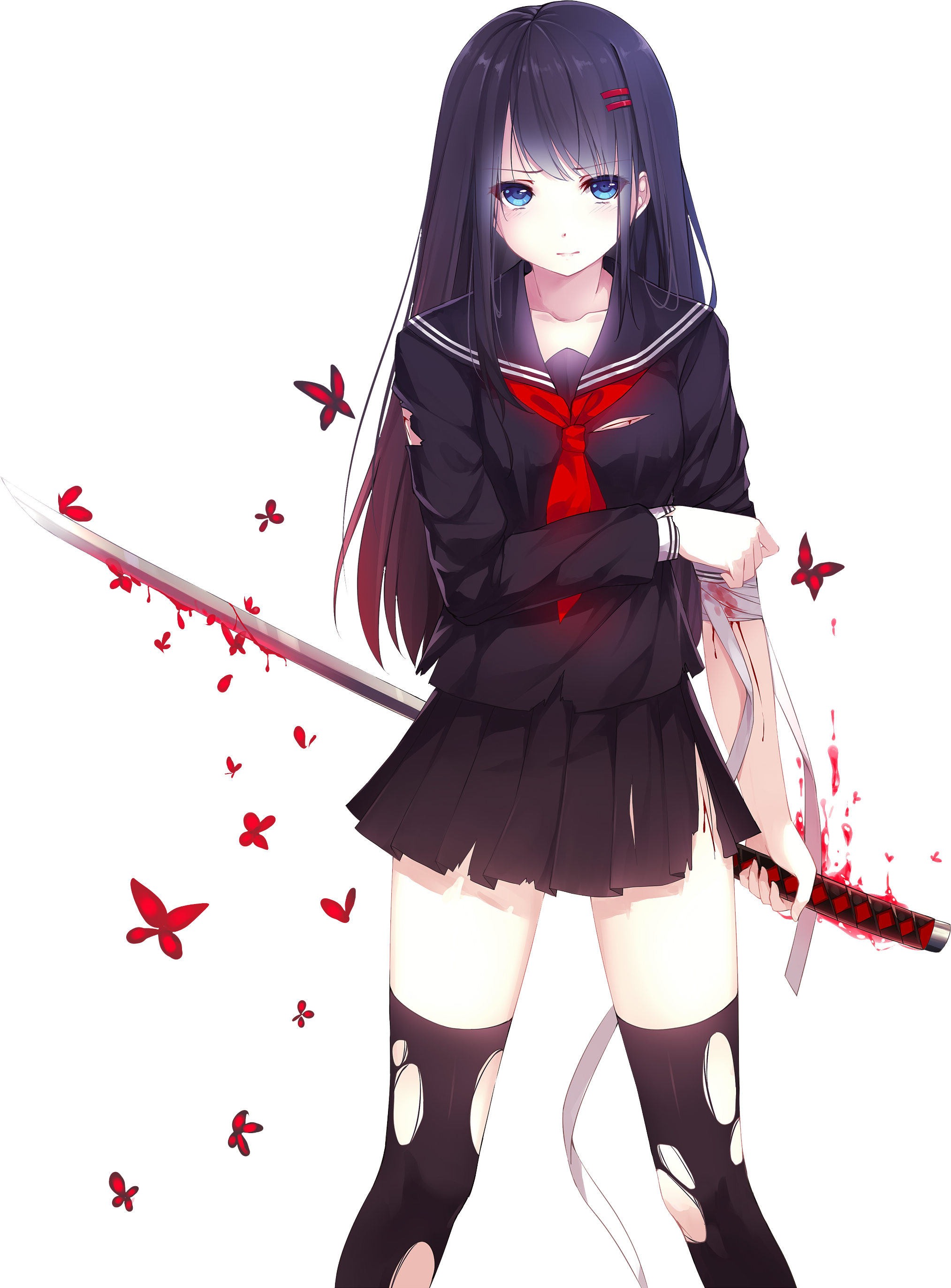 Vampire Anime Gadis PNG Transparan