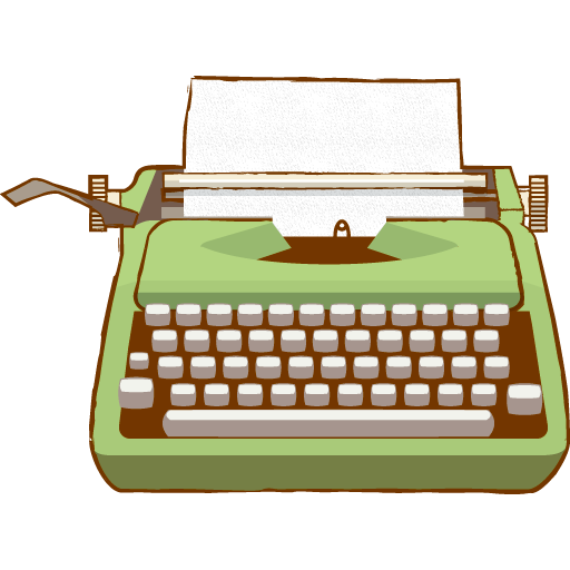 Vector Antique Typewriter PNG Clipart