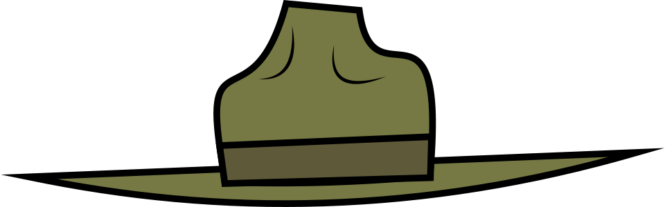 Vector Army Hat PNG-afbeelding