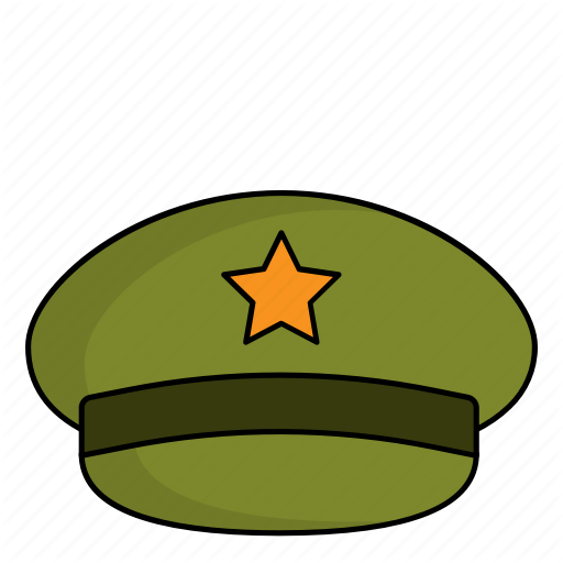 Vektör ordu şapka PNG şeffaf görüntü