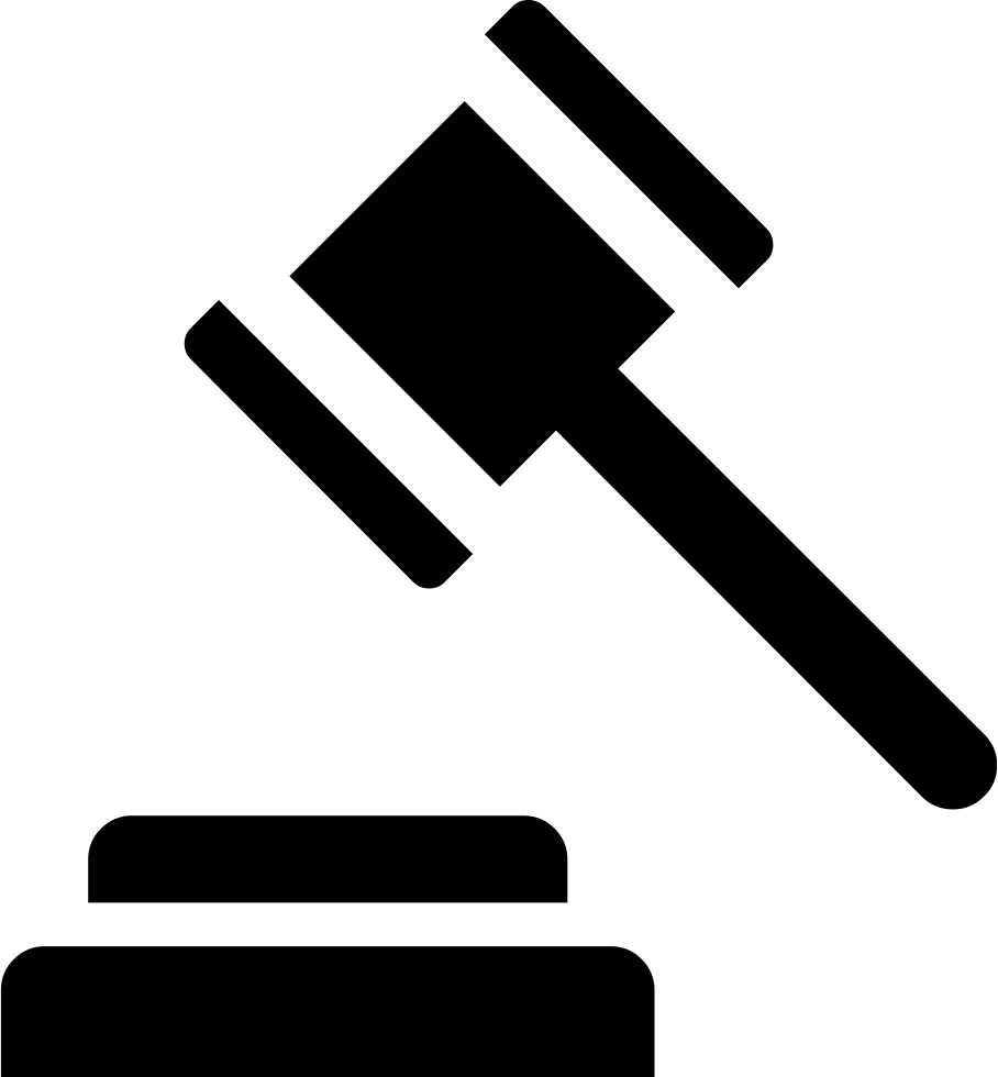 Vector Auction Hammer PNG File