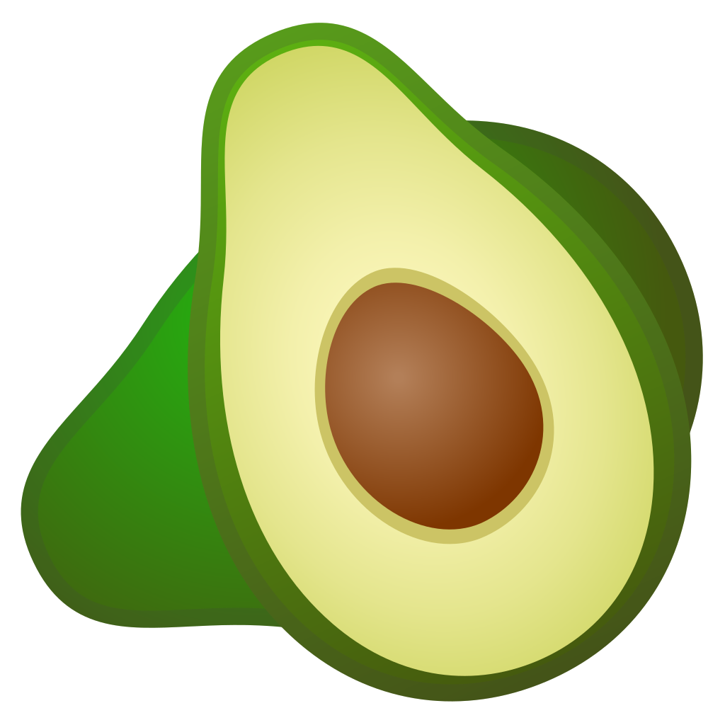 Vector Aguacate PNG hd