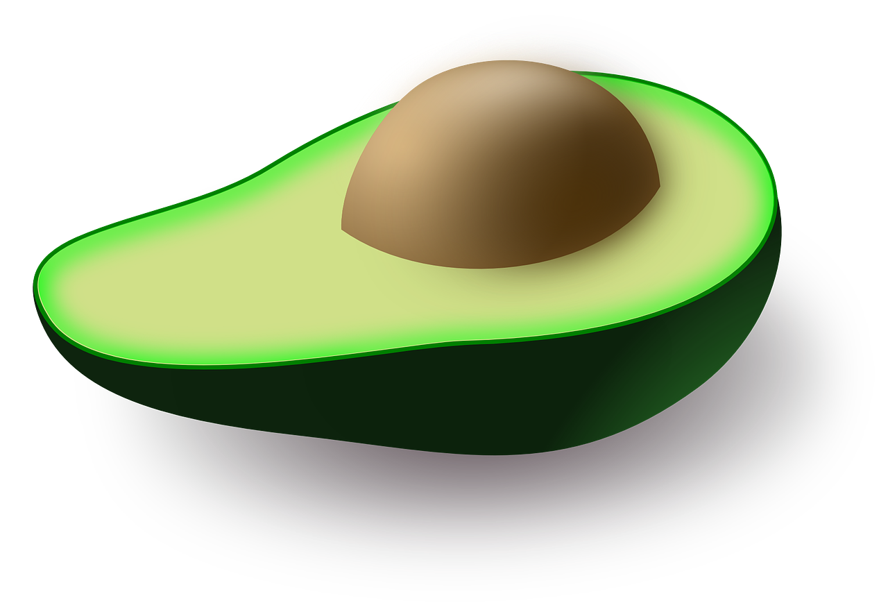 Vector Avocado PNG Transparent Image