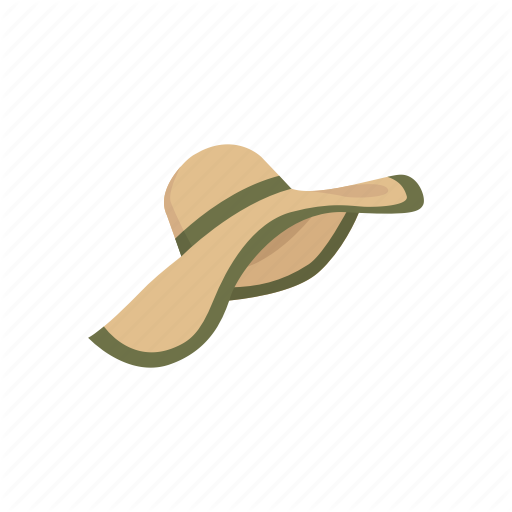 Vektor topi pantai Transparan PNG