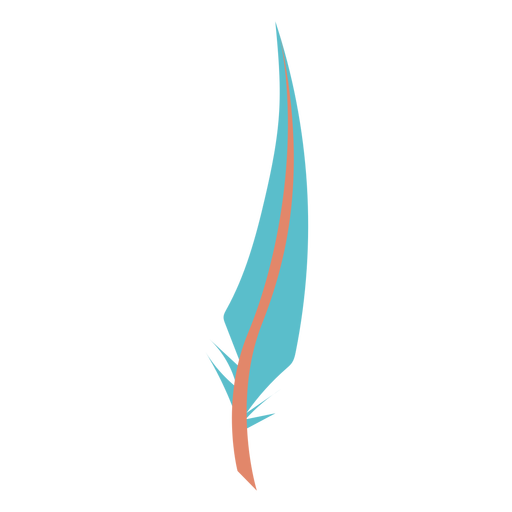 Vector Blue Feather Transparent PNG