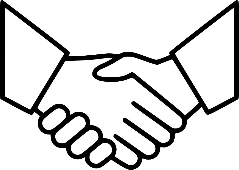 Vector bedrijf Handshake PNG-bestand