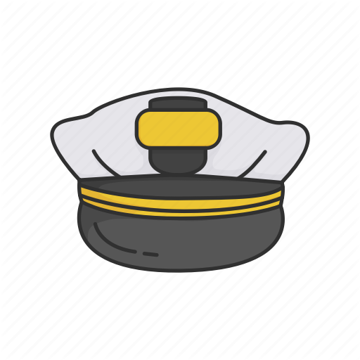 Vector Captain Navy Cap PNG Clipart