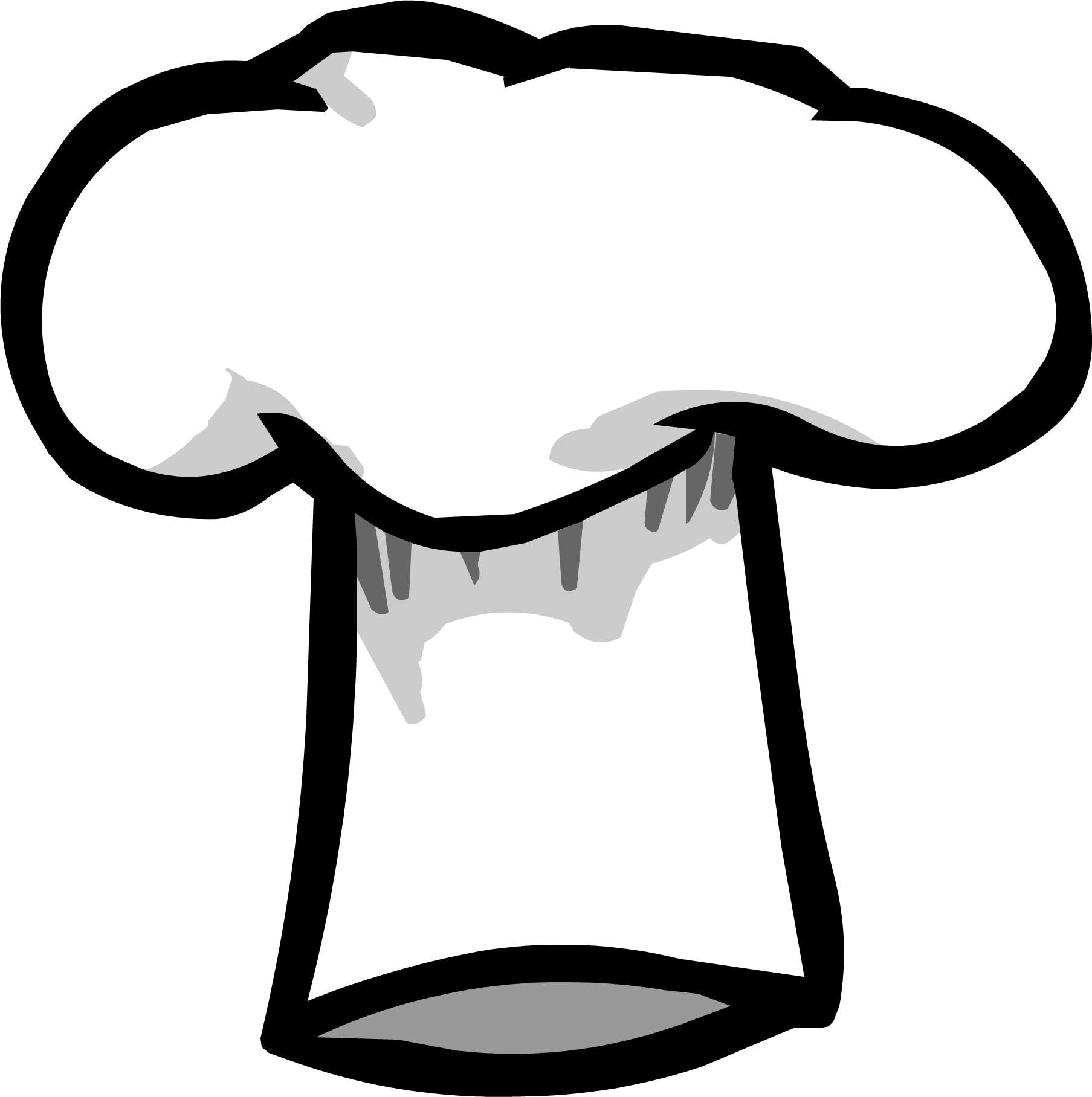 Vector chef-kok hoed PNG Pic