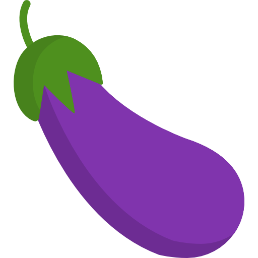 Vector Eggplant PNG Photo