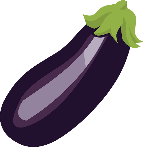 Vector Eggplant PNG Pic