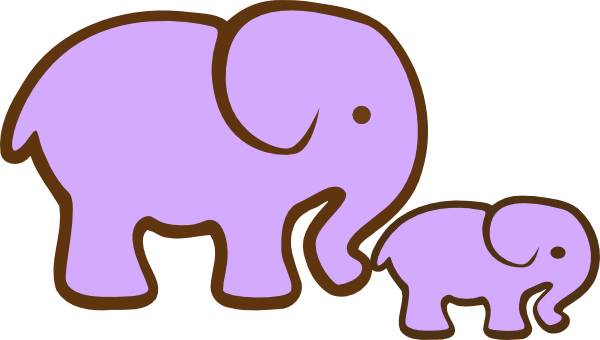 Vector Elephant PNG Pic
