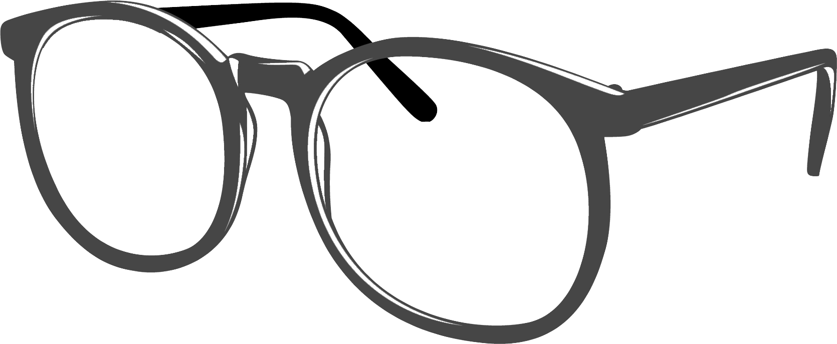 Vector Eyeglass PNG Transparent Picture