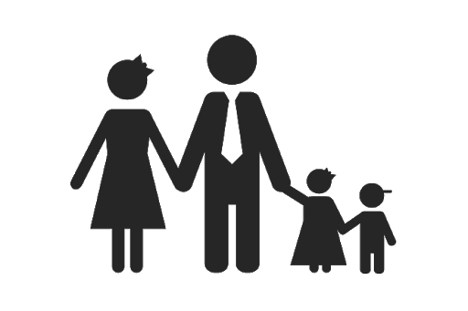 Vector Family PNG Background Image