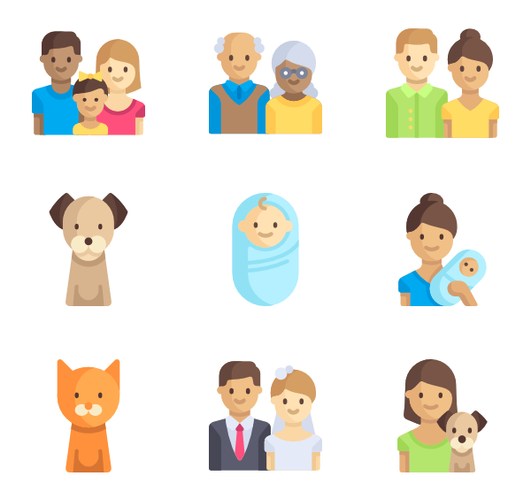 Vector Family PNG HD