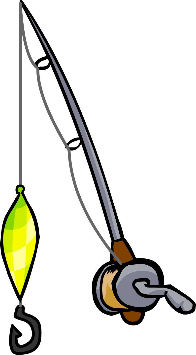 Vector Fishing Pole Rod Transparent PNG