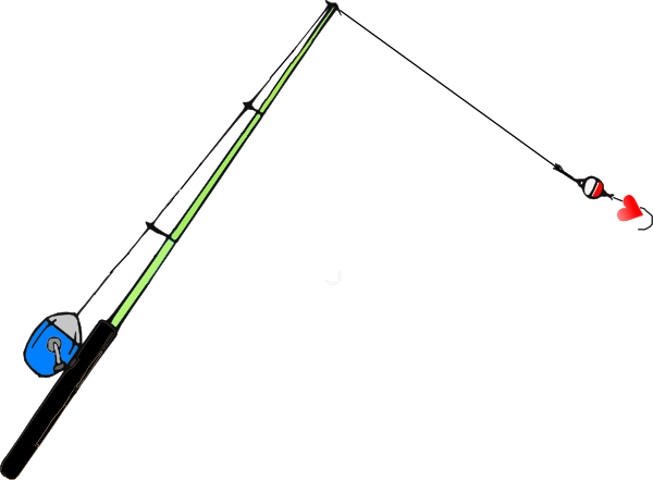 Vector Fishing Pole Transparent PNG