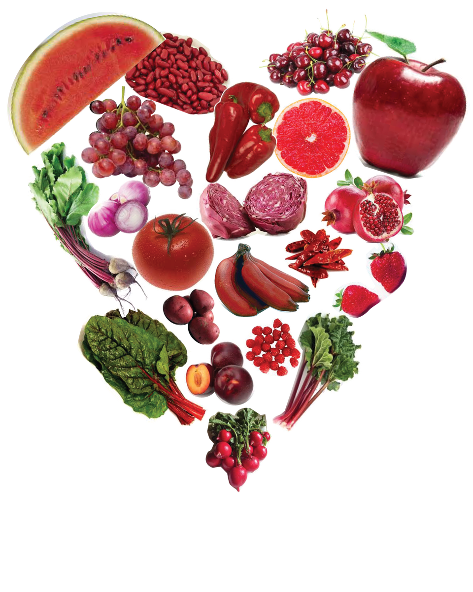 Vector Heart Fruit PNG Image