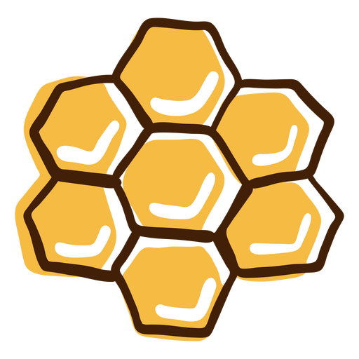 Vector Honeycomb PNG Transparent Image