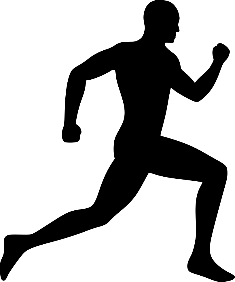 Vector Person Jogging PNG Transparent Image