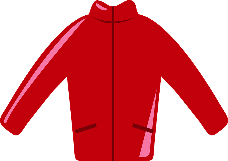 Vector vermelho jaqueta PNG clipart