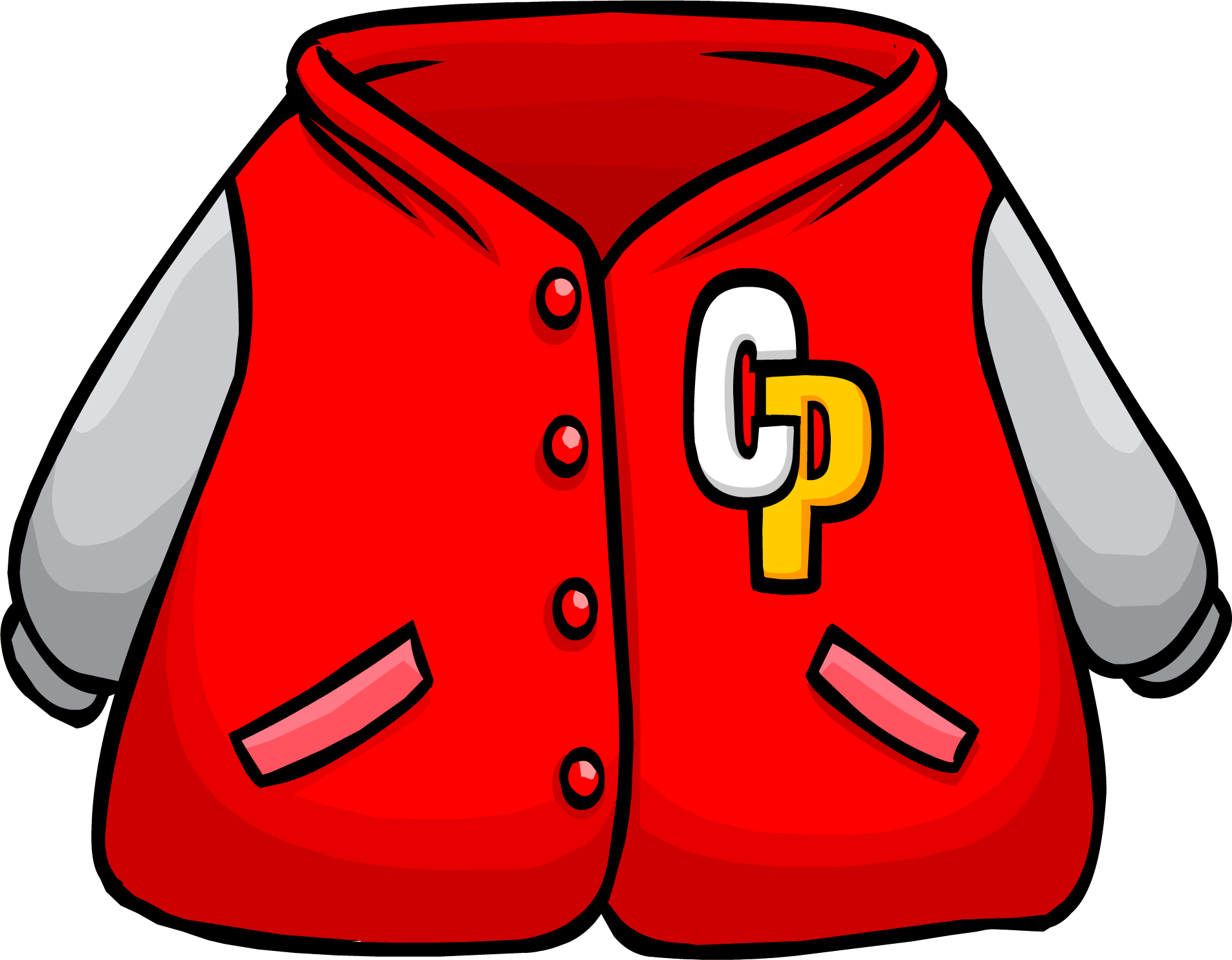 Archivo PNG de la chaqueta roja del vector