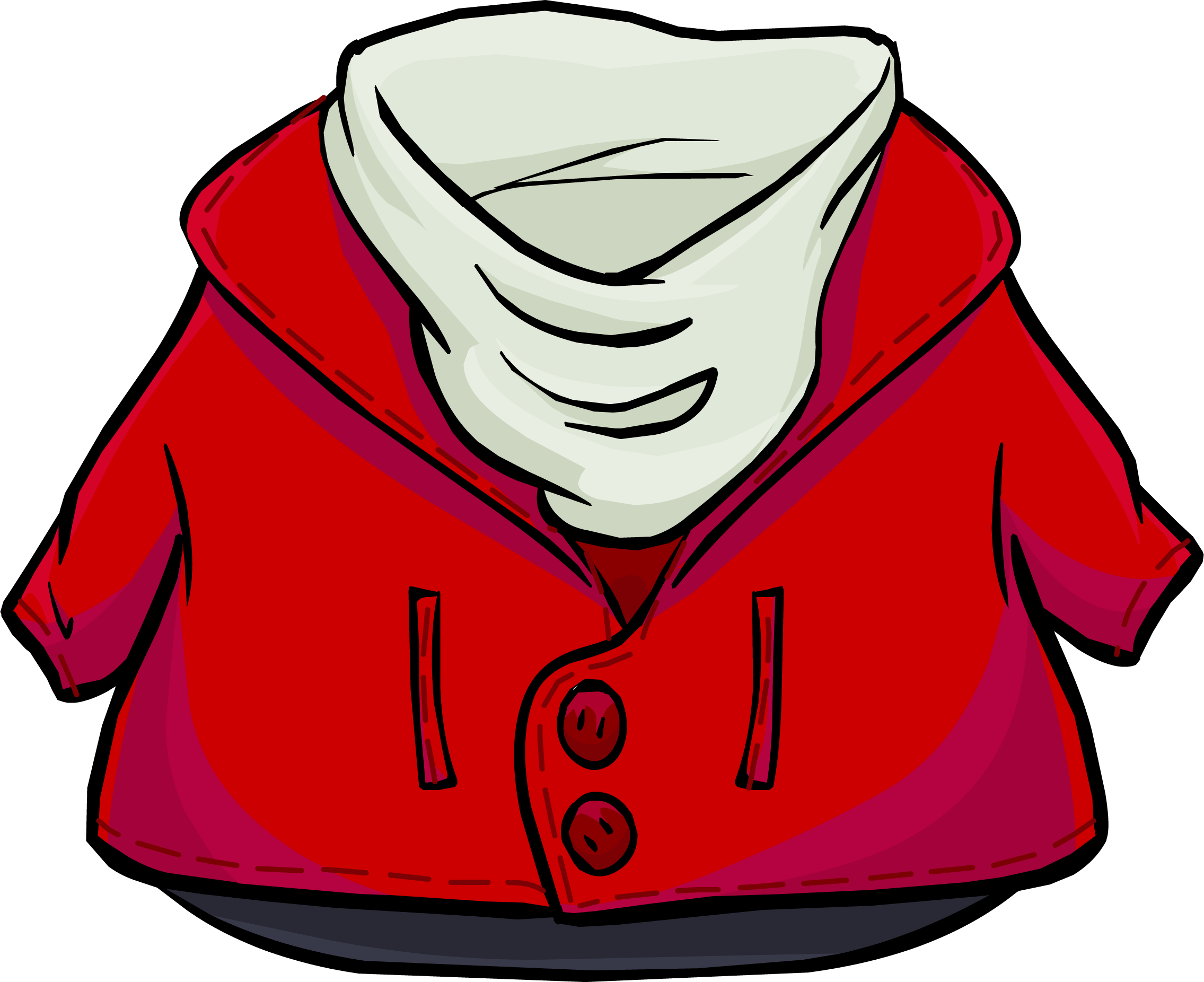 Vektor-rote Jacke PNG-transparentes Bild