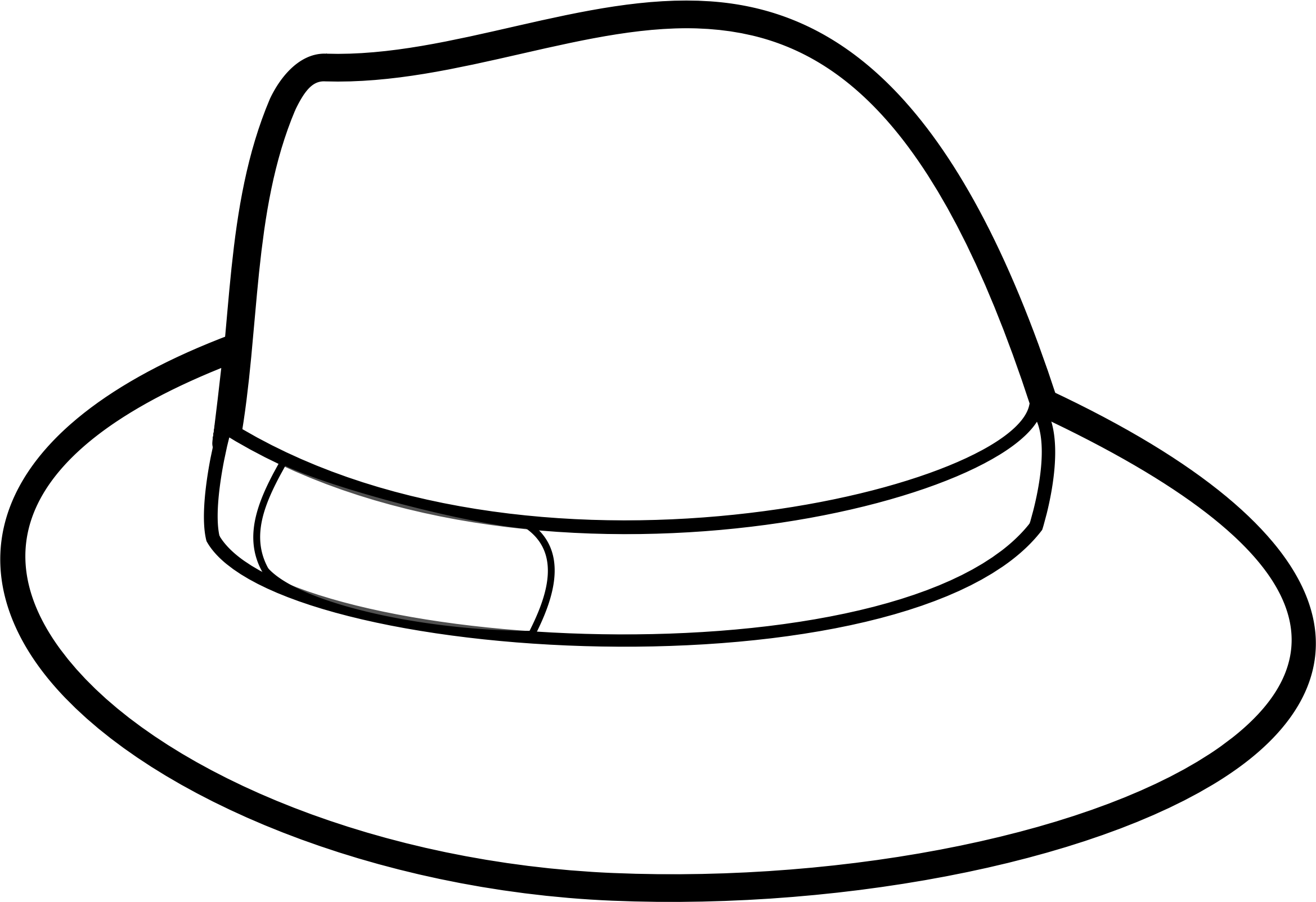 Vektör beyaz şapka şeffaf PNG