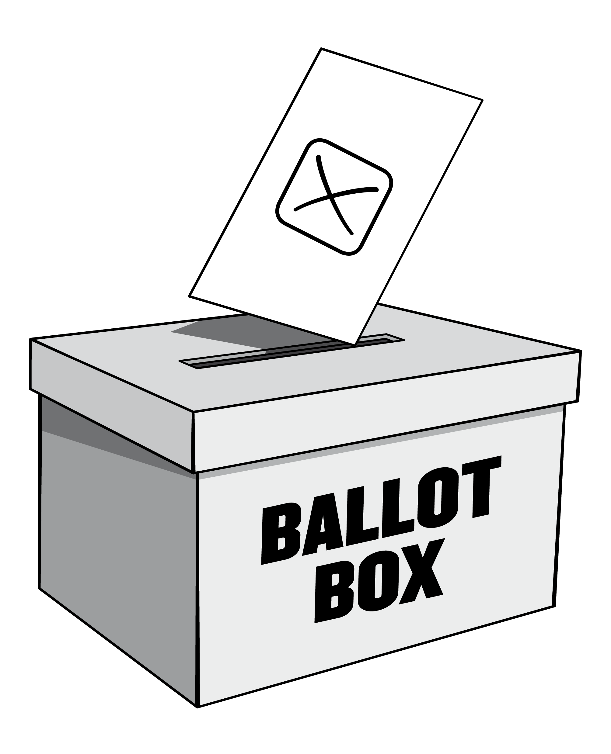 Voting Ballot Box Clipart PNG