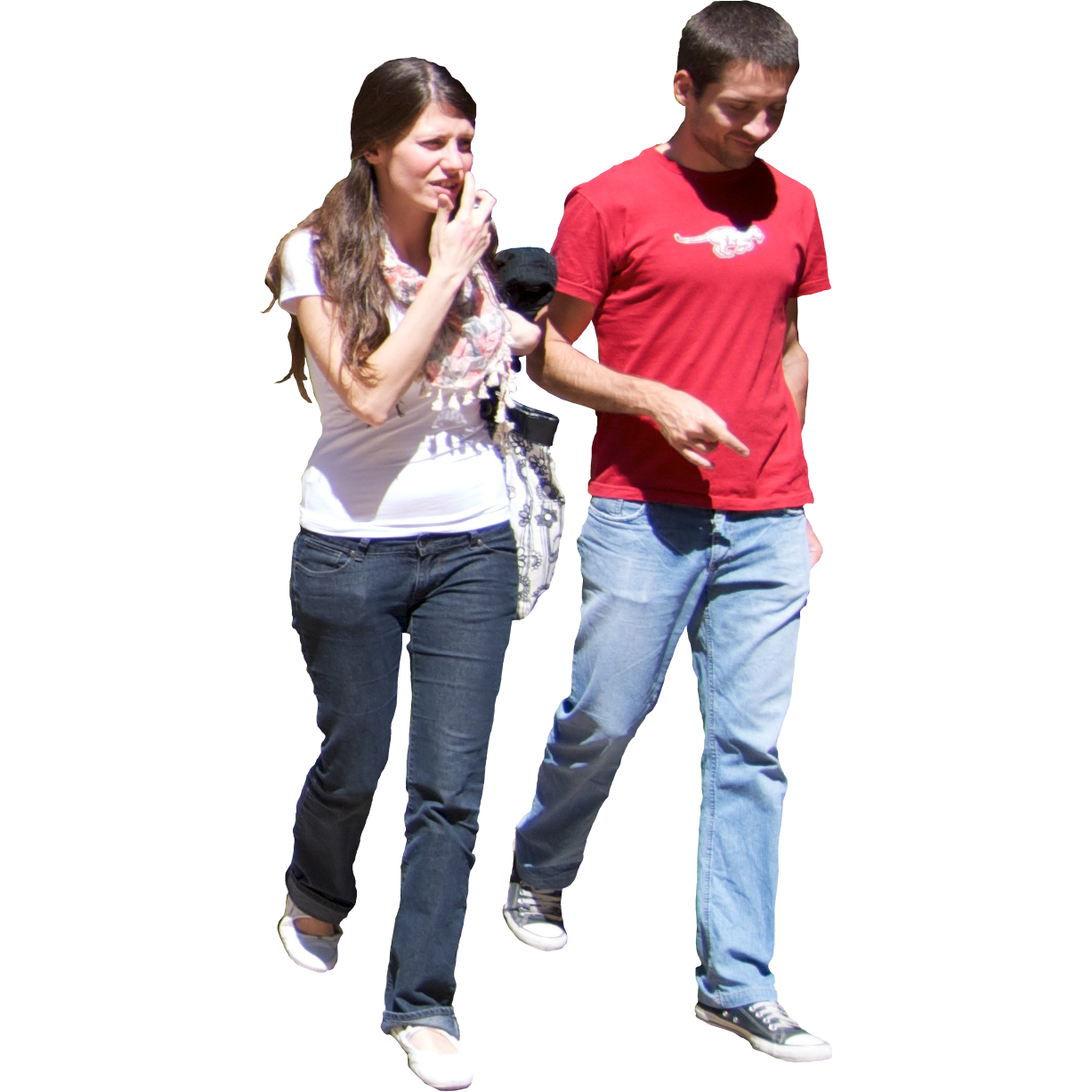 Walking Family PNG Transparent HD Photo