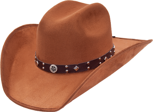 Batı kovboy şapkası şeffaf PNG