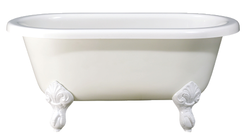 White Bathtub PNG Transparent Image