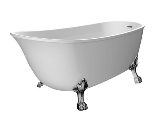 White Bathtub Transparent PNG