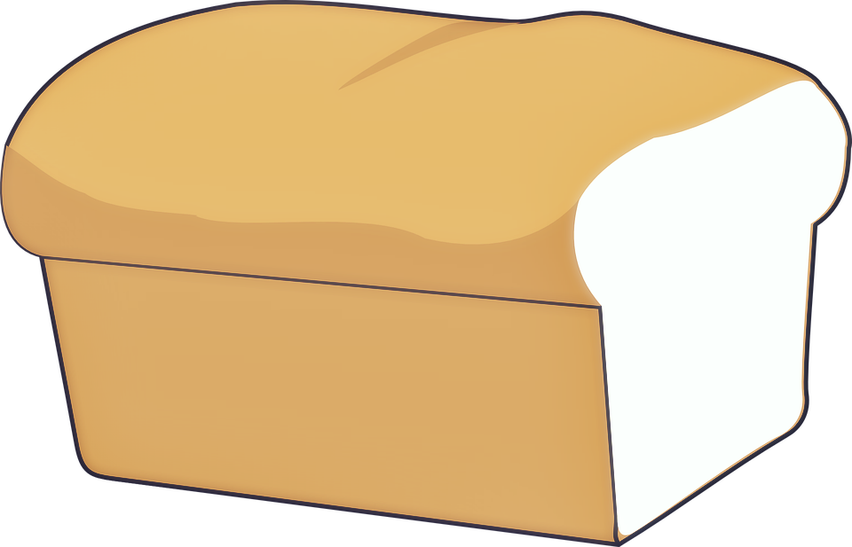 White Bread Vector PNG File