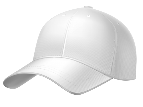 White Cap Hat PNG Image